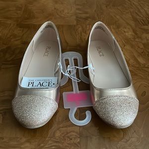 The Children's Place Girls Rose Gold shoes, size 2